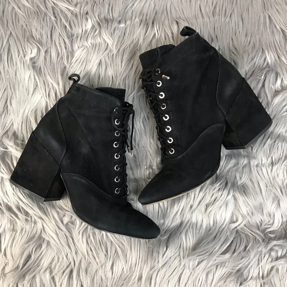 Sam Edelman Shoes - Sam Edelman Tate Lace Up Block Heel Booties